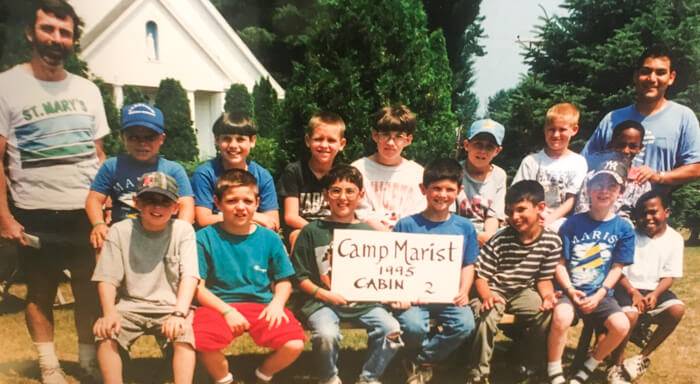 Cabin 2 group photo from 1995